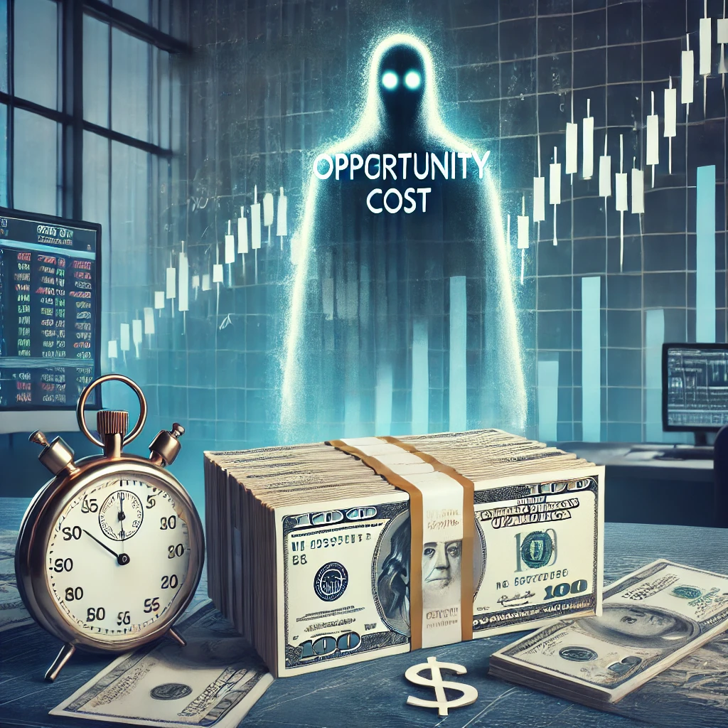 Haunted by doing nothing: Liquidity and the ghost of opportunity cost